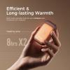 OCOOPA Magnetic Rechargeable Hand Warmers 2 Pack, Card-Style Electric AI Hand Warmers 5000mAh, Pocket Portable Hands Heater, UL Certified, for Men Women, Hunting Essentials, UT4 Young view 4