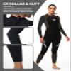 Owntop Wetsuit 5mm Neoprene Diving Suit for Mens Womens - Thicken Full Wet Suit, Back Zip Long Sleeve UPF50+ Keep Warm Swimwear for Scuba Surfing Swimming Diving Snorkeling Water Sports, Black L view 4