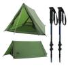 2-Person Ultralight Trekking Pole Tent & Collapsible Aluminum Hiking Sticks by Underwood Aggregator