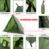 2-Person Ultralight Trekking Pole Tent & Collapsible Aluminum Hiking Sticks by Underwood Aggregator view 3