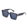 Anybird Fashion Rhinestone Square Sunglasses for Men Women,Goggle Glasses UV400 Luxurious Bling Aviator Glasses,I,L view 1
