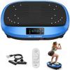 FLYBIRD Vibration Plate Exercise Machine, Adjustable Speed High Intensity Vibration for Muscle Toning Weight Loss Lymphatic Drainage, Full Body Workout Vibration Plate (Blue) view 1