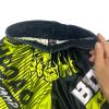 DRHOM Kids Muay Thai Shorts Training Boxing Active Shorts BJJ Fitness Workout Sport Trunk Clothing (US, Alpha, X-Small, Regular, Green) view 2