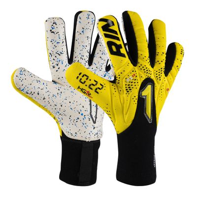 Rinat Kronos 10:22 Turf Goalkeeper Gloves Size 8 Yellow/Black