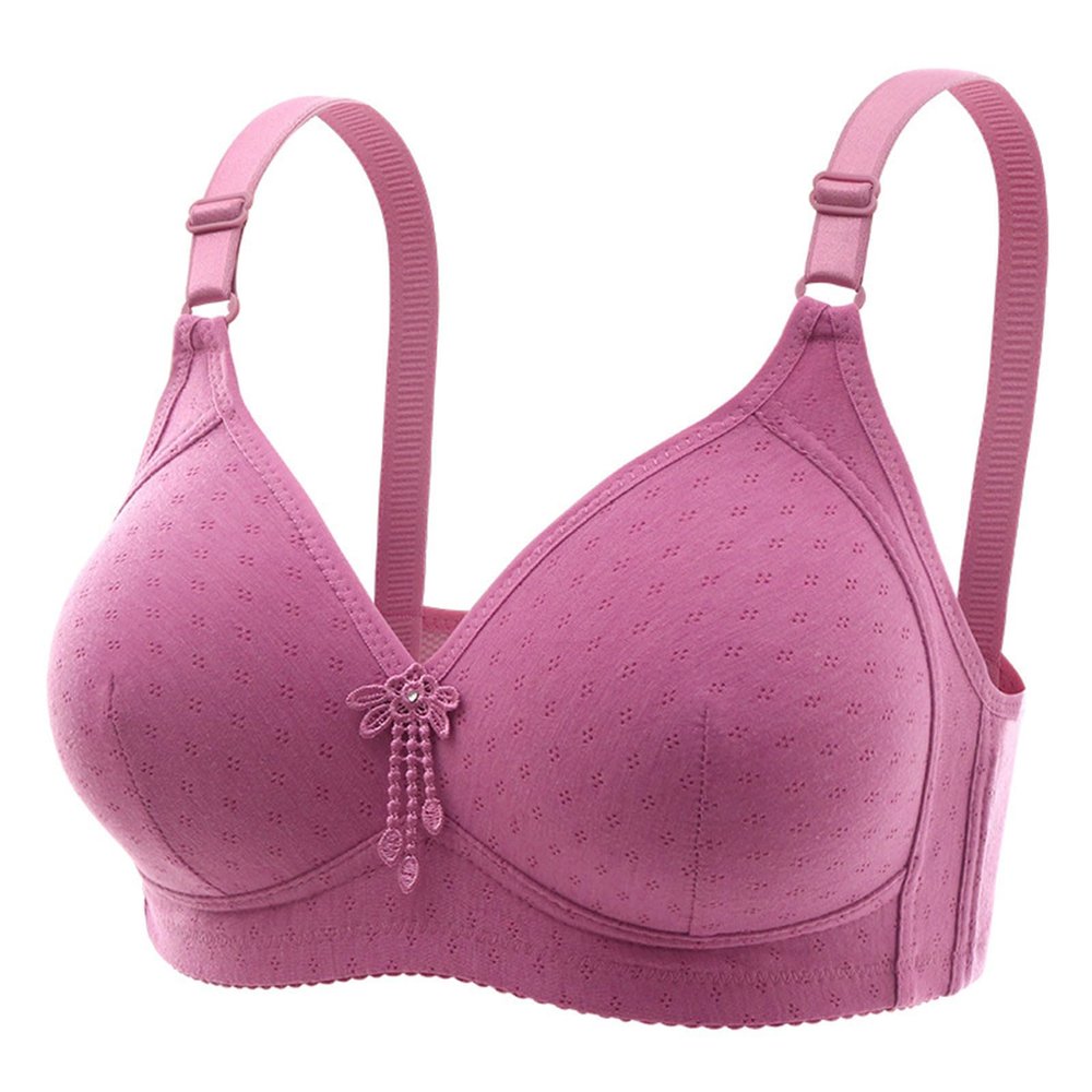 Women No Underwire Push Up Bras Comfort Wireless Bra Large Bust Everyday Bralettes Full Coverage High Supports Bras
