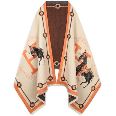 Relang Scarfs for Women Pashmina Silky Shawl Wrap for Evening Dressing Blanket Open Front Poncho Cape