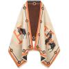 Relang Scarfs for Women Pashmina Silky Shawl Wrap for Evening Dressing Blanket Open Front Poncho Cape view 1
