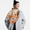 Relang Scarfs for Women Pashmina Silky Shawl Wrap for Evening Dressing Blanket Open Front Poncho Cape view 2