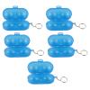 DriKou Pong Ball Storage Case, Table Tennis Ball Container Box with Key Chain Hardness Plastic, Table Tennis Accessories for 2 Table Tennis Balls (Blue (Send Chain)) view 1