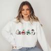 MadalenStore Cute Acotar Ghost Reading Sweatshirt - Halloween Book Reader, Bookish Ghost Shirt for SJM Book Lovers L Dark Heather view 3