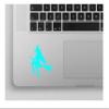 Witch Silhouette Riding A Broom Decal for Truck, Funny, Tumbler, Window, Laptop, Phone, Stickers, Home Decoration. view 1