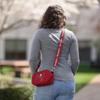 FOCO NFL Logo Solid Crossbody Bag, Team Color view 2