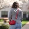 FOCO NFL Logo Solid Crossbody Bag, Team Color view 3