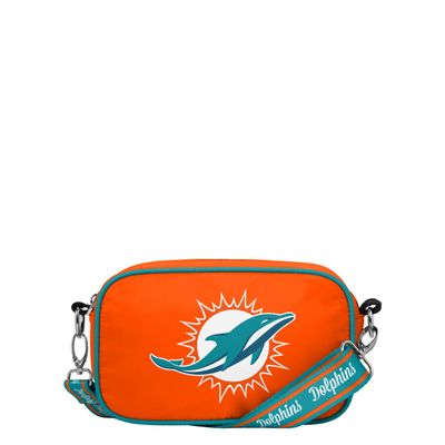 FOCO Miami Dolphins NFL Team Logo Crossbody Bag