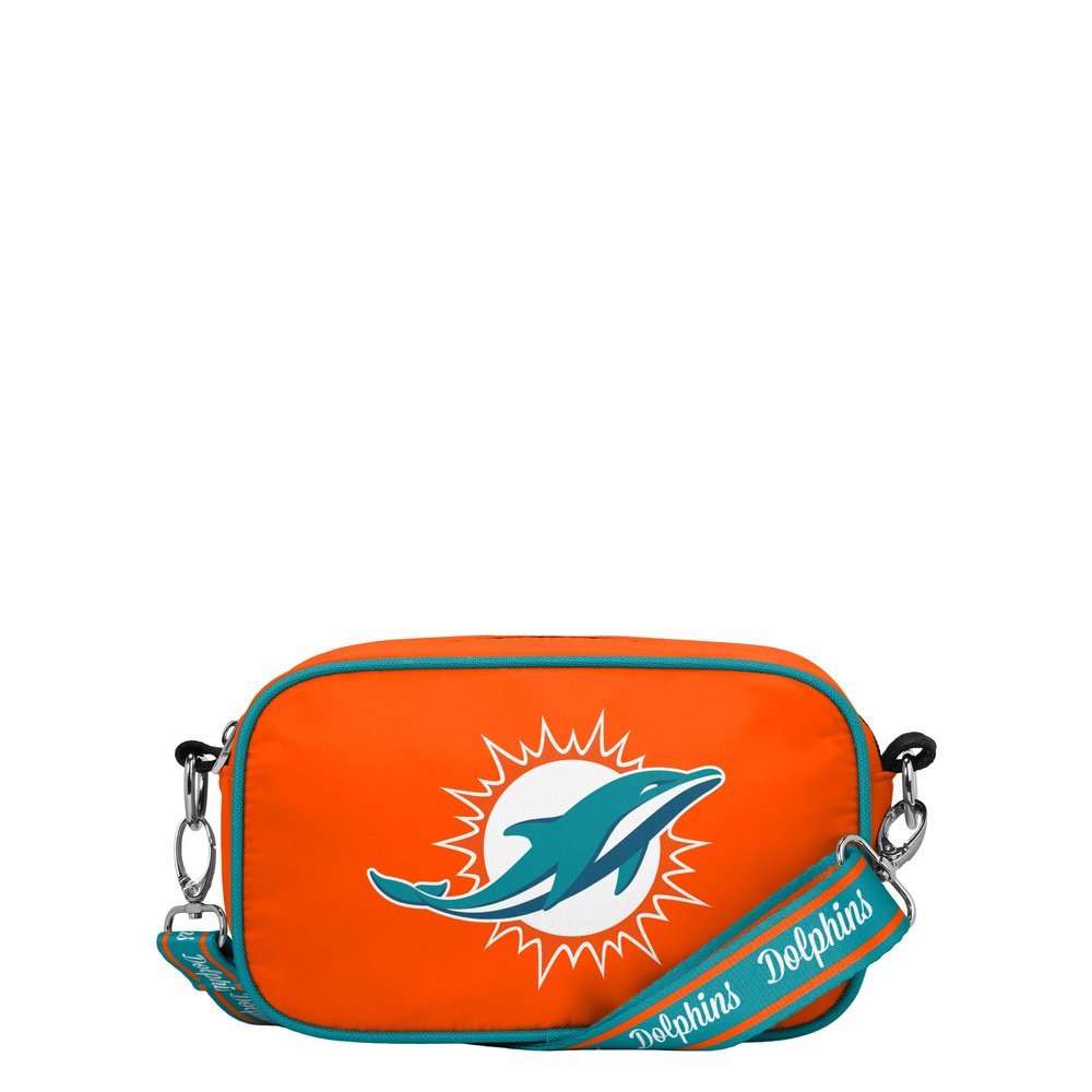 FOCO Miami Dolphins NFL Team Logo Crossbody Bag