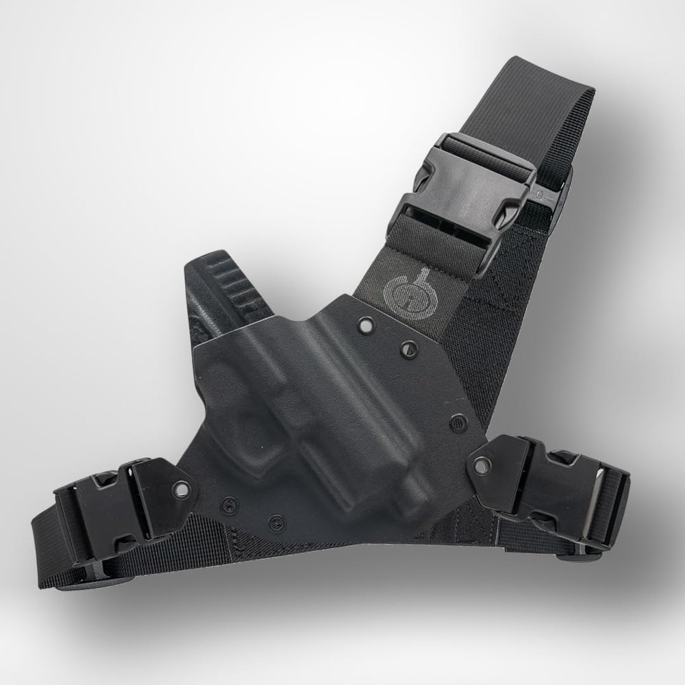 Kenai Chest Holster for an H&K - Black (Model - VP9 SK, Left)