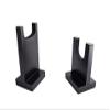 Clearco Ebony Rustic WIDE Top Wood Gun Display Stands, display stands for rifles, long guns, firearms, weapons and collectables, for Displays, Shows, and Exhibits. WGS-7K view 2