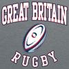 Great Britain Rugby Ball - Sports Athletics Summer Games T Shirt - Small - Graphite Heather view 2
