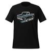 1964 Chevy C10 Graphic T-Shirt | Vintage Car Enthusiast Gift Black view 1