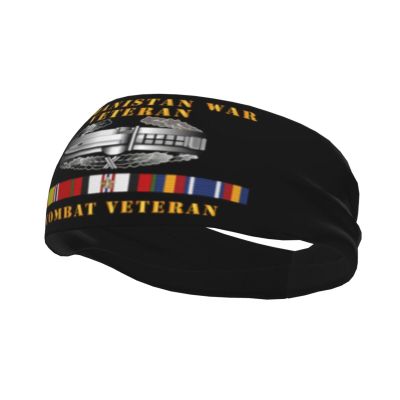 Afghanistan War Veteran Combat Veteran Headbands Moisture Wicking Workout Headband Sports Headbands Sweatband Headbands Running Headband