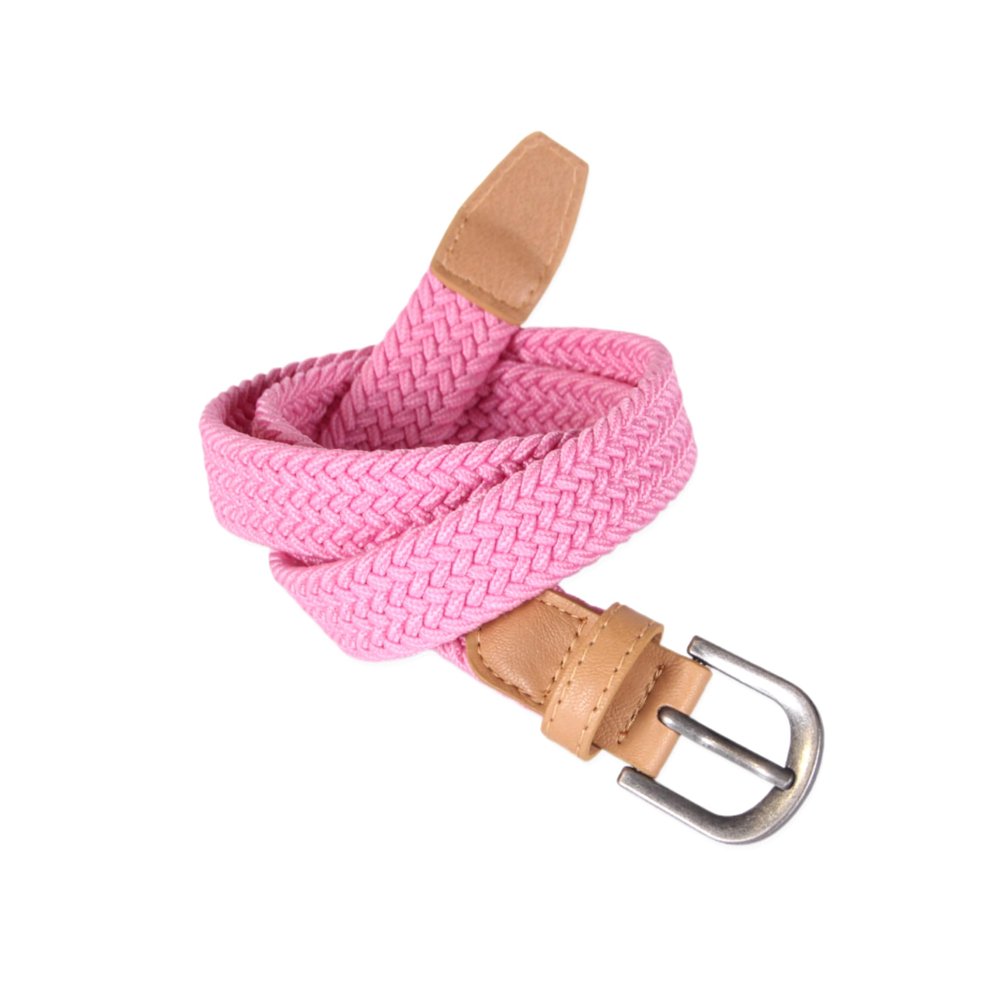 Peppercorn Kids Stretch Cord Braided Belt - Girls Age 4-7y -Light Pink