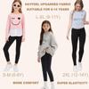 HayFeel Girls Leggings with Pockets-Kids Soft High Waist Athletic Workout Dance Running Yoga Pants for 6-14Years view 4