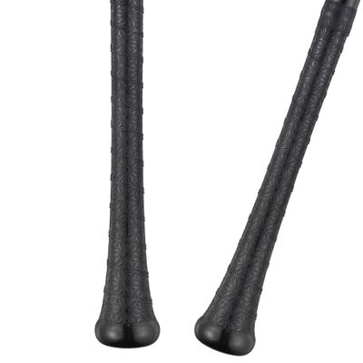 Supacaz Super Sticky Kush Black Baseball Bat Tape - Softball Bat Wrap - High Performance Pro Big League Bat Grip - 0.5mm