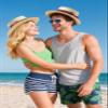 BABYOND Mens Brim Boater Hat Gatsby Straw Panama Hat Fedora Summer Beach Sun Hat 20s Costume Accessories Red Blue view 3
