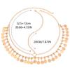 CAKURE Boho Sequin Head Chain Gold Headpiece Jewelry Halloween Cleopatra Hair Accessories for Women view 2