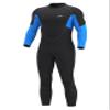 Hevto Men Wetsuit 4/3mm Neoprene GBS Full Wet Suit in Cold Water Back Zip for Surfing Swimming Diving Kayak SUP (Men Blue, XXL) view 1
