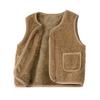 Patgoal Baby Girls Boys Sherpa Fleece Vest Toddler Lightweight Fall Winter Warm Sleeveless Outerwear Jacket with Pockets view 1