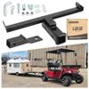 10L0L Golf Cart Bumper Trailer Hitch Suitable for EZGO RXV 2008+ Models,Trailer Hitch Fit for Golf Cart Backseat Footrest