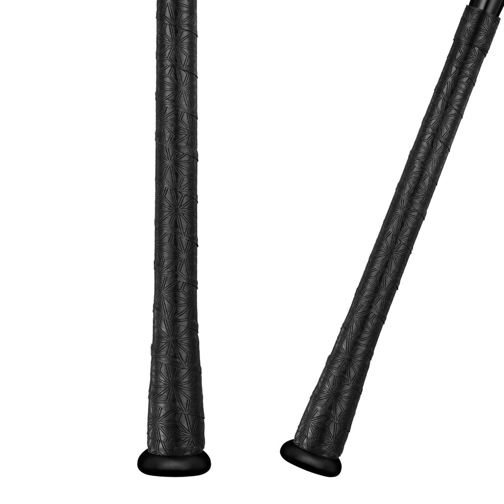 Supacaz Super Sticky Kush Black - Softball Bat Wrap - High Performance Pro Big League Bat Grip - 1.1mm
