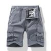 LANZIYAYA Summer Shorts for Men's Casual Cargo Shorts Drawstring with Pocket (US, Alpha, X-Large, Regular, Short, Light Gray) view 1