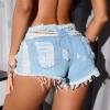 Dawery Summer Sexy Low-Waist Hole Ripped Short Jeans and Denim Shorts Women Jean Shorts Ropa (Small,Shorts) view 2