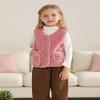 Patgoal Baby Girls Boys Sherpa Fleece Vest Toddler Lightweight Fall Winter Warm Sleeveless Outerwear Jacket with Pockets view 3