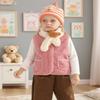 Patgoal Baby Girls Boys Sherpa Fleece Vest Toddler Lightweight Fall Winter Warm Sleeveless Outerwear Jacket with Pockets view 4