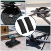 4 Pack 1/2" x 15 Boat Dock Lines for Boat & Pontoon, Premium Marine- Grade Double Braided Nylon Dock Line, Pre-Spliced with a 12" Eyelet-Black,Boating Gifts for Men view 3
