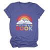Womens Book Lover Shirts Summer Short Sleeve Crewneck T-Shirt Letter Printed Graphic Tees Reading Librarian Tops Dark Blue view 1
