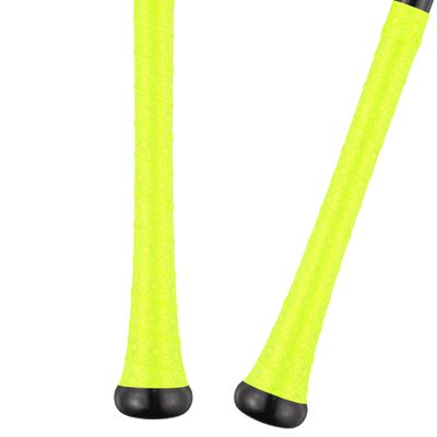 Supacaz Super Sticky Kush Neon Yellow Baseball Bat Tape - Softball Bat Wrap - High Performance Pro Big League Bat Grip - 0.5mm