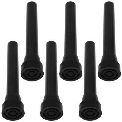 Milisten Trampoline Leg Replacement with Pad Universal Stainless Steel Trampoline Leg Tube with Anti-Slip Rubber Covers for Outdoor Parts