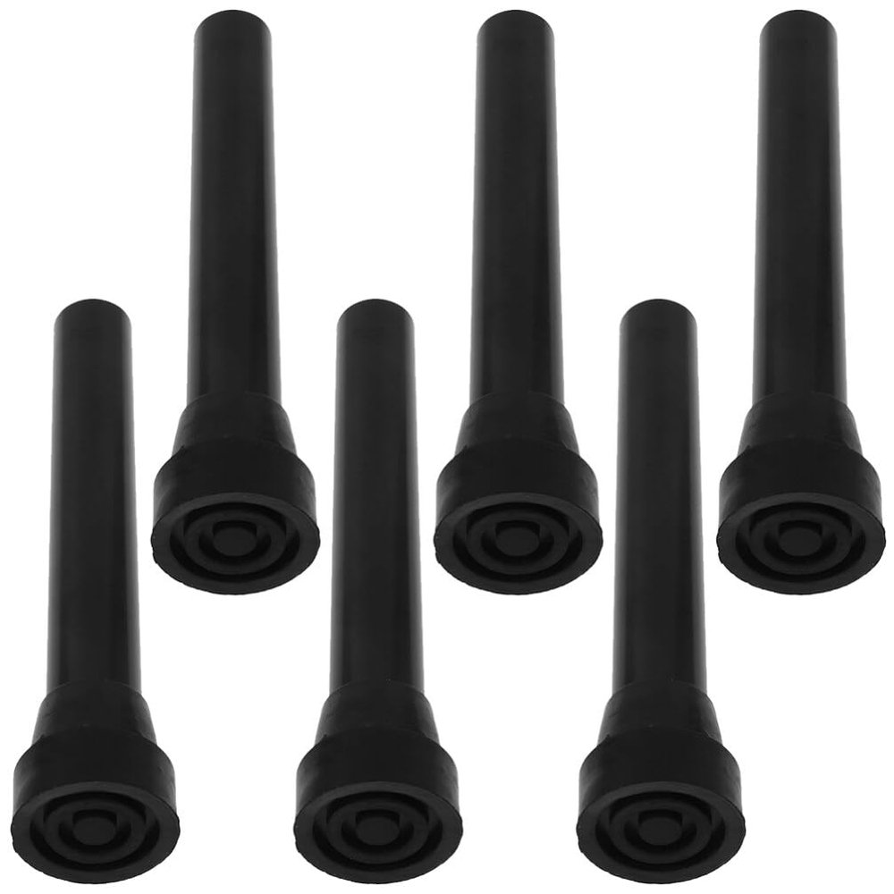 Milisten Trampoline Leg Replacement with Pad Universal Stainless Steel Trampoline Leg Tube with Anti-Slip Rubber Covers for Outdoor Parts