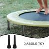 Milisten Trampoline Leg Replacement with Pad Universal Stainless Steel Trampoline Leg Tube with Anti-Slip Rubber Covers for Outdoor Parts view 3