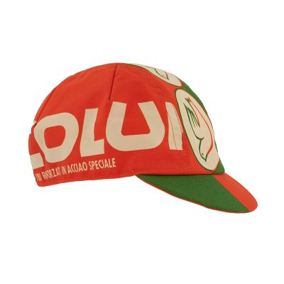 (cinelli) Men's Cycling Cap, Columbus Green Box Green/Red A1CP1GRBG8R00, Free Size