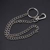 EINCORN Silver Mental Long for Key Chain Pants Jeans Hiphop Biker Secure Travel Wallet Chain with Lobster Clasps Anti-Lost Jewel, As the Picture Shows view 4