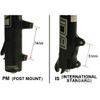 BUCKLOS PM Front Rear 203mm Black Disc Brake Caliper Mount Adapter and 2 Pair Resin Bike Disc Brake Pads Compatible with Shimano Deore XT XTR LX SLX Hone Alfine Saint Disc Brake view 2