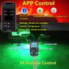 NBWDY 2Pcs 1/2in NPT Boat Drain Plug Light with APP Remote Control,4100LM IP68 Underwater Fishing Marine Boat LED Light for Fishing Diving,Smart Cooling System (Red) view 2