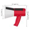 ZMQJEQANBG Portable Bullhorn Megaphones High Power Solar Charging, 35w Recording Horn Guide Multifunction Bullhorn Speaker with Volume Control and Siren Lightweight view 2