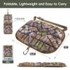 BLISSWILL Hunting seat CushionStadium Cushion100% Memory Foam Silent Lightweight for Camping, Hunting, FishingCampingOutdoorSuper Camo-Timber view 2