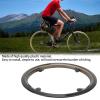 equlup Chain Guard Protector, Plastic BicycleSprocket Protective Cover Black Chainring Sprockets Cranksets Guard Protector with 4 Holes for Bike view 3